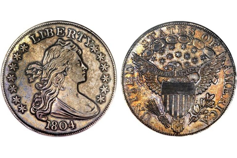 10. Сребърен долар, 1804 г.